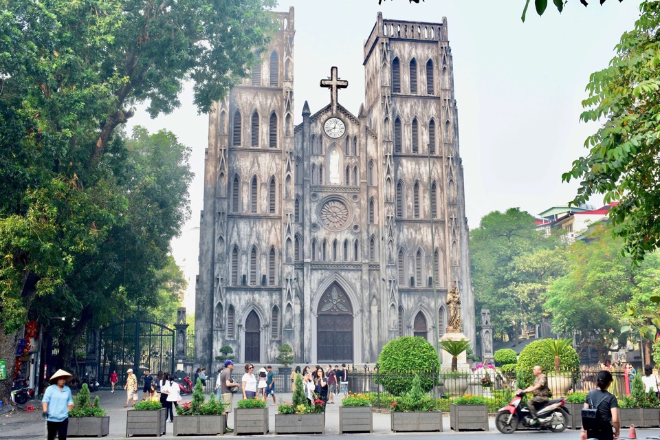 Nh&agrave; thờ lớn H&agrave; Nội. Ảnh: Yến Giang