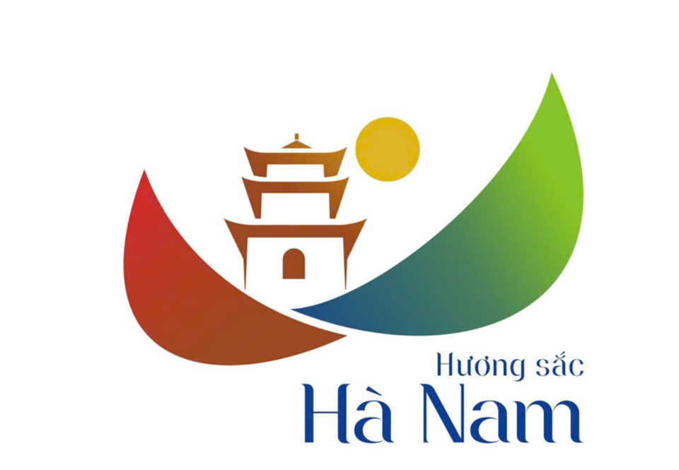 Logo du lịch mới của tỉnh H&agrave; Nam.