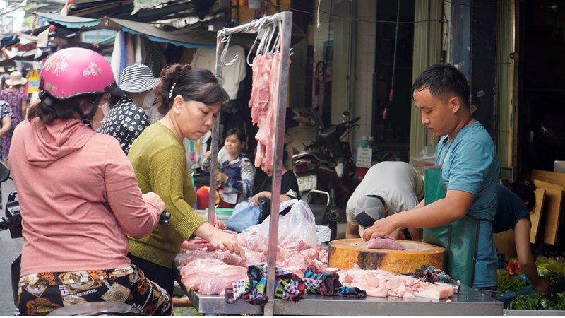 Tin tức kinh tế 31/12: gi&aacute; thịt lợn tăng cao trước Tết. Ảnh minh hoạ. &nbsp;