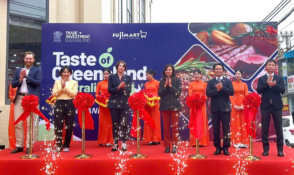 Lễ hội "Taste of Queensland 2025" khai mạc ng&agrave;y 11/01/2025 tại Si&ecirc;u thị FujiMart 89 Lạc Long Qu&acirc;n, Cầu Giấy, H&agrave; Nội.