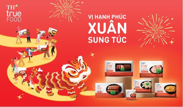 TH true FOOD mong muốn mang "Vị hạnh ph&uacute;c, xu&acirc;n sung t&uacute;c" tới mọi nh&agrave; trong dịp Tết năm nay