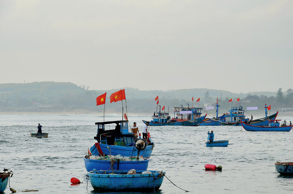 C&aacute;c t&agrave;u c&aacute; "3 kh&ocirc;ng" của huyện B&igrave;nh Sơn tập trung ở x&atilde; B&igrave;nh Hải.